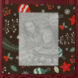 Christmas Border Photo Frame Cutout<br><div class="desc">Personalize with the photo of your choice</div>