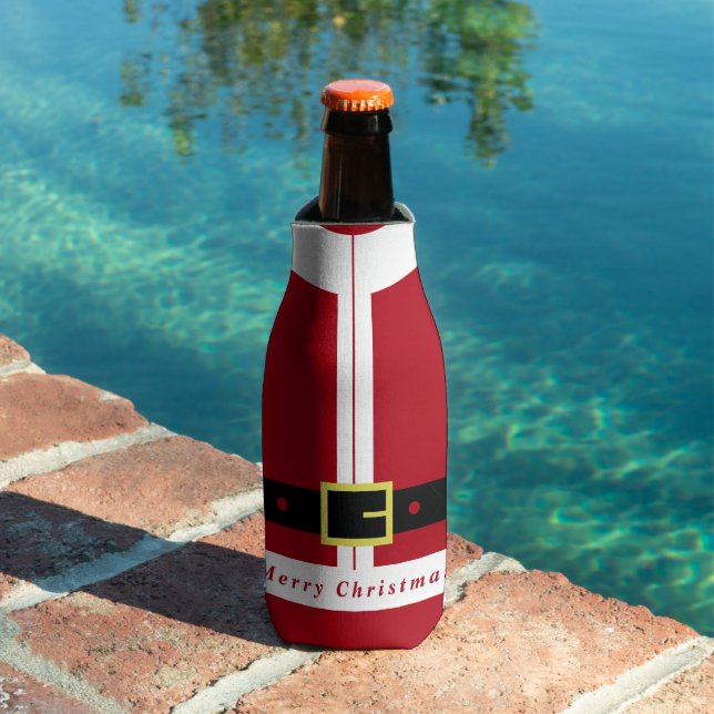 Christmas Bottle Cooler Funny Santa Claus (In Situ Pool)