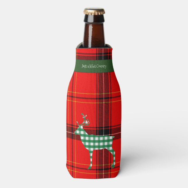 CHRISTMAS BOTTLE COVERS COOLER (Bottle Front)