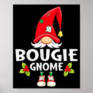 Christmas Bougie Gnome X-mas Family Matching Poster