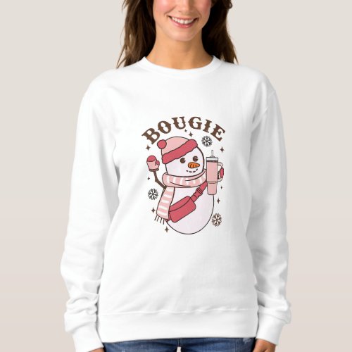 Christmas Bougie Stanley Tumbler Inspired Belt Bag Sweatshirt