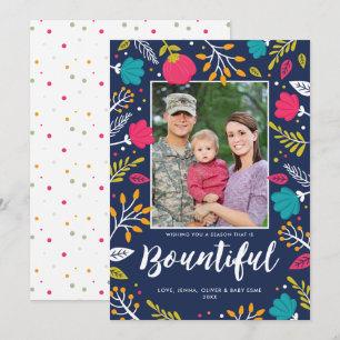 Christmas Bounty Holiday Flat Card