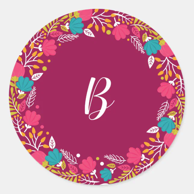 Christmas Bounty Holiday Round Sticker | Zazzle