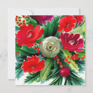 Christmas Bouquet Card