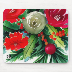 Christmas Bouquet Mouse Pad