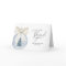 Christmas bow ball bridal shower thank you card