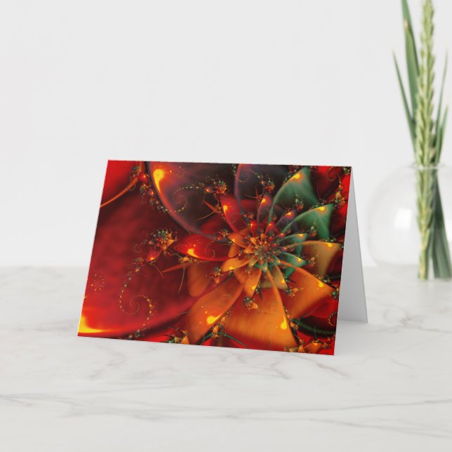 Christmas Bow Holiday Card (Front)