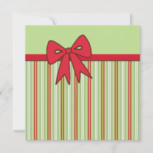 Christmas Bow Invitations