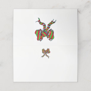 Christmas Bow  Place Card