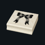 Christmas Bow Rubber Stamp<br><div class="desc">Christmas Bow Transform any craft project with these personalized maple wood art stamps. Leave a customized impression by uploading a design, image, pattern, or text onto our site and make a unique wood stamp. Available in six sizes Laser engraved on foam cushion Option of adding wooden handle Ink pad not...</div>