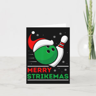 Christmas Bowling Card