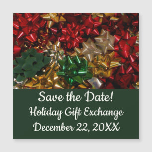 Christmas Bows Colorful Festive Holiday