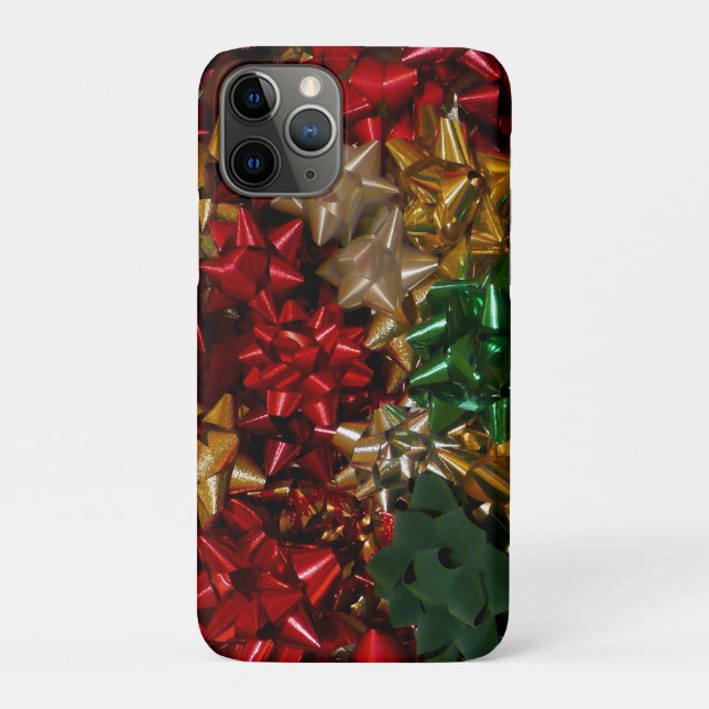 Christmas Bows Colorful Festive Holiday Case-Mate iPhone Case (Back)