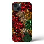 Christmas Bows Colorful Festive Holiday iPhone 13 Case