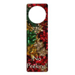 Christmas Bows Colorful Festive Holiday Door Hanger