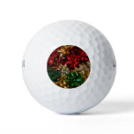 Christmas Bows Colorful Festive Holiday Golf Balls