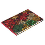 Christmas Bows Colorful Festive Holiday Guest Book