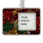 Christmas Bows Colorful Festive Holiday Ornament