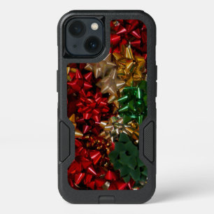 Christmas Bows Colorful Festive Holiday iPhone 13 Case