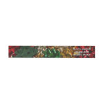 Christmas Bows Colorful Festive Holiday Wrap Around Label