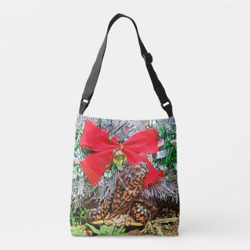 Christmas Box Turtle Crossbody Bag