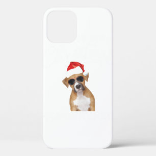 Christmas Boxer Dog Xmas Animals Lover Pet Owner iPhone 12 Case