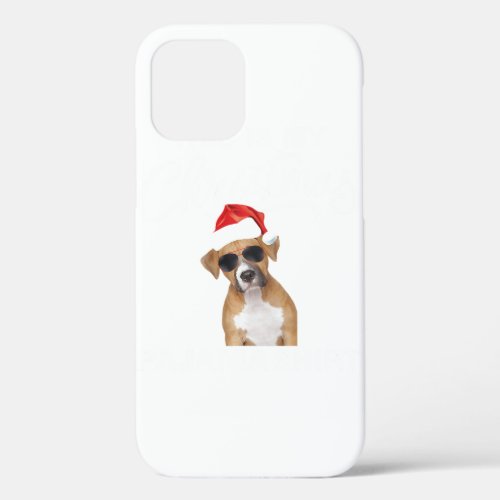Christmas Boxer Dog Xmas Animals Lover Pet Owner iPhone 12 Case