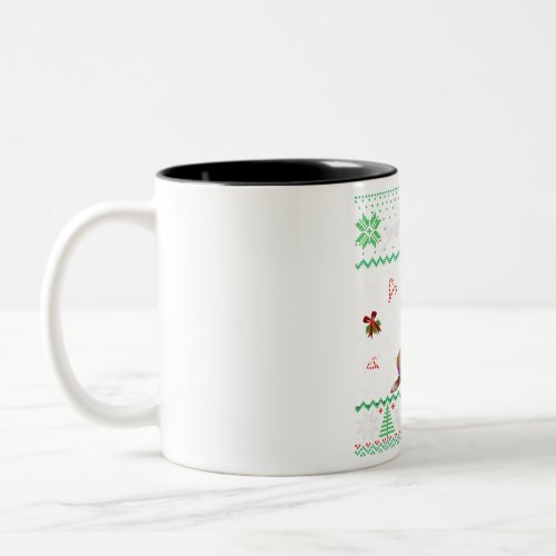 Christmas Boxer Dog Xmas Animals Lover Pet Owner Two_Tone Coffee Mug