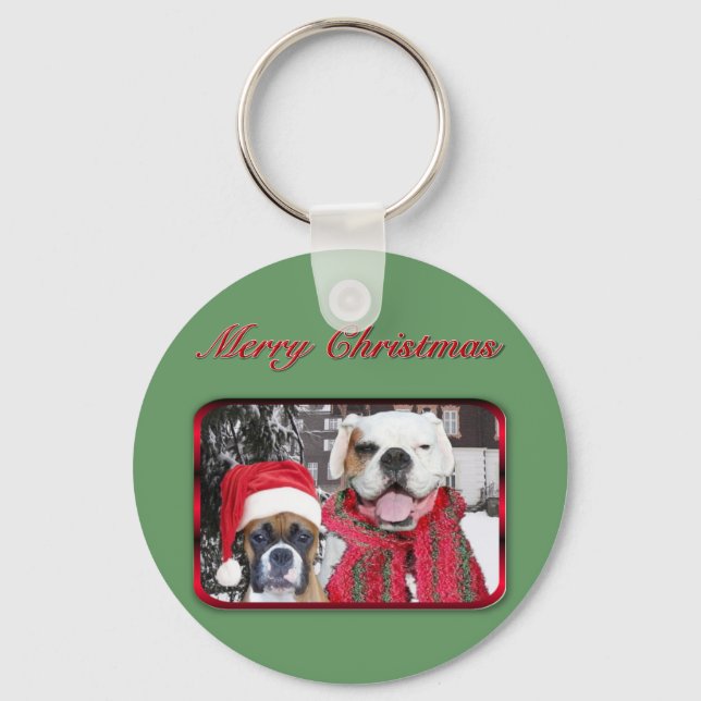 christmas boxers keychain (Front)