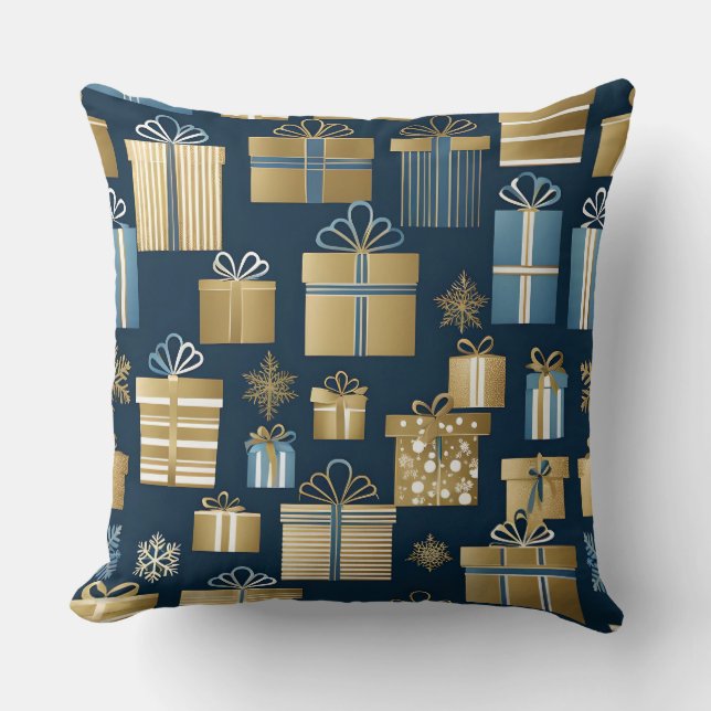 christmas boxes pillow (Front)