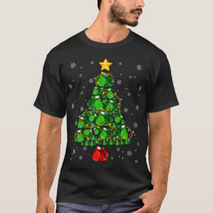 Christmas Boxing Srts Lover Xmas Tree Lights Paj T T-Shirt
