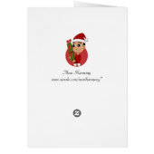 Christmas boy cartoon (Back)