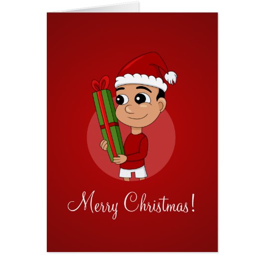 Christmas boy cartoon (Front)
