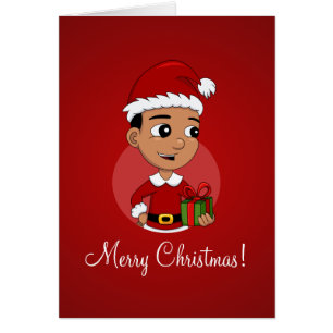 Christmas boy cartoon