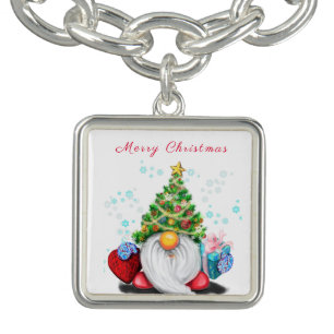 Christmas Bracelet Gnome with Gifts