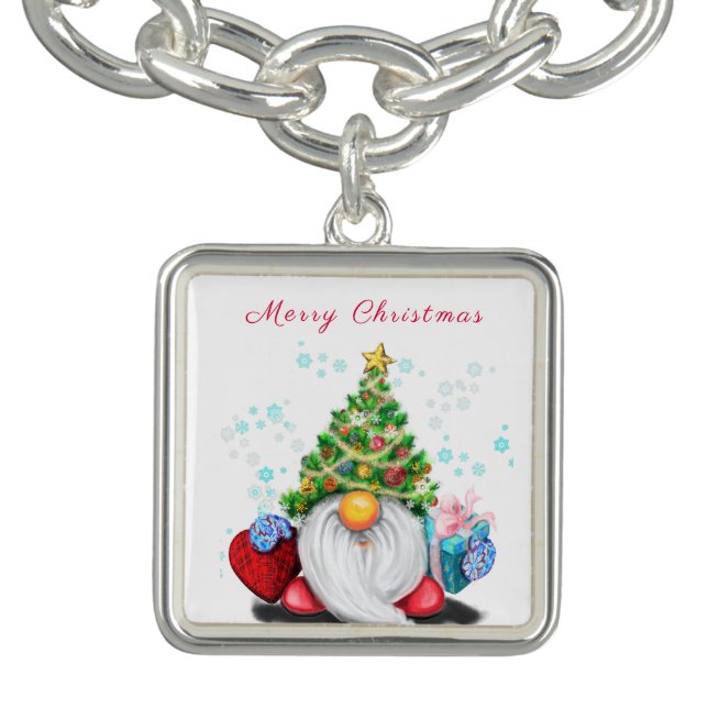 Christmas Bracelet Gnome with Gifts (Design)