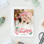 Christmas Branches Holiday Photo Card<br><div class="desc">Celebrate the season with this modern and stylish holiday card from Berry Berry Sweet. Matching items and more design options are available at our store: www.berryberrysweet.com.</div>