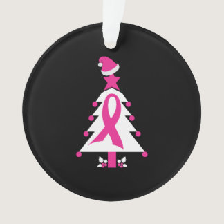 Christmas Breast Cancer Awareness Ornament