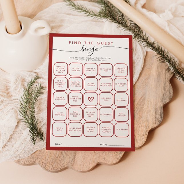 Christmas Bridal Shower Bingo Card (Creator Uploaded)