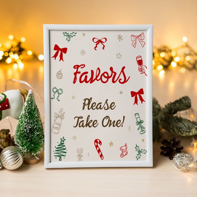 Christmas Bridal Shower Favor  Poster (Creator Uploaded)