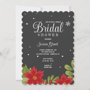 Christmas Bridal Shower Invitation