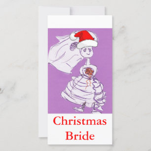 Christmas Bride Holiday Card
