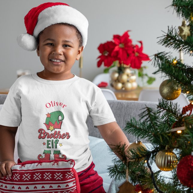 Christmas Brother Elf customized kid's t-shirt (Christmas Brother Elf customized kid's t-shirt)