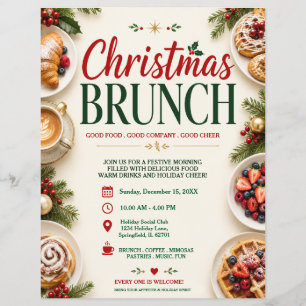 Christmas Brunch Flyer