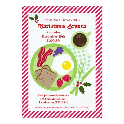 christmas brunch invitations
