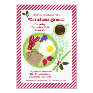 Christmas Brunch Invitation