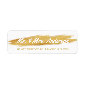 Christmas Brush Stroke Hand-Lettered Typography Label