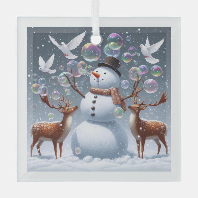Christmas Bubbles Ornament (Front)