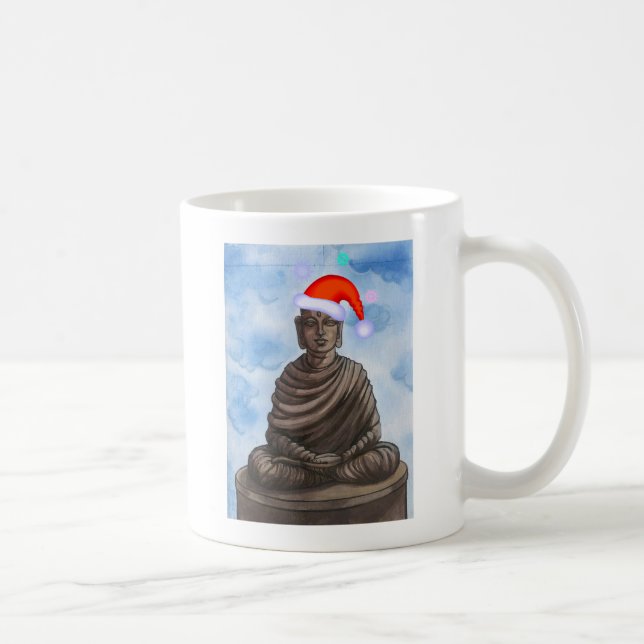 Christmas Buddha! Coffee Mug (Right)