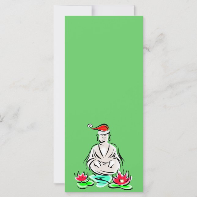 Christmas Buddha drawing (Front)
